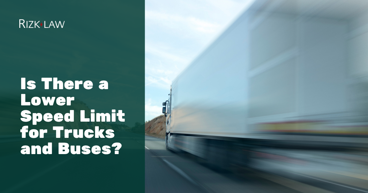 Is There a Lower Speed Limit for Trucks and Buses?