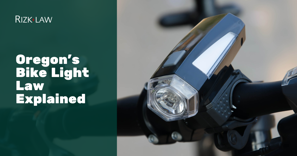 Oregon's Bike Light Law Explained