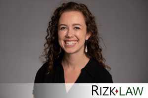 new law clerk at Rizk Law Portland