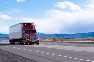 truck on highway