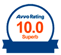 Avvo Ratings Badge score of 10 superb