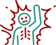 Electrical shocks icon
