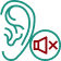 Hearing loss icon