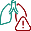 Respiratory injuries icon