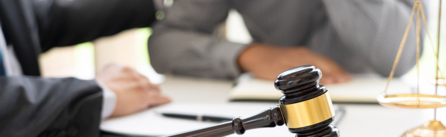 attorney with client