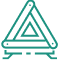 truck accident icon