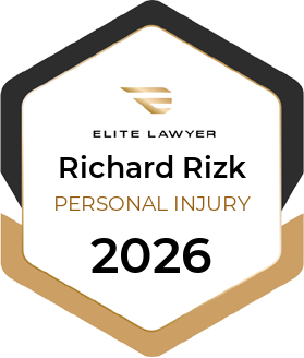 Elite Lawyers Richard Rizk Personal Injury 2026 Badge