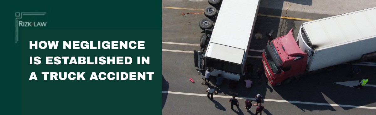 How Negligence Is Established in a Truck Accident