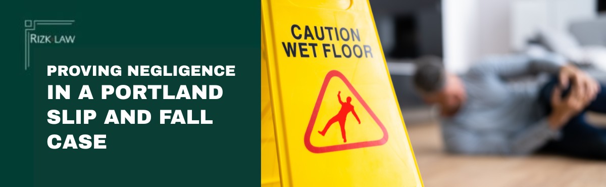 Proving Negligence in a Portland Slip and Fall Case